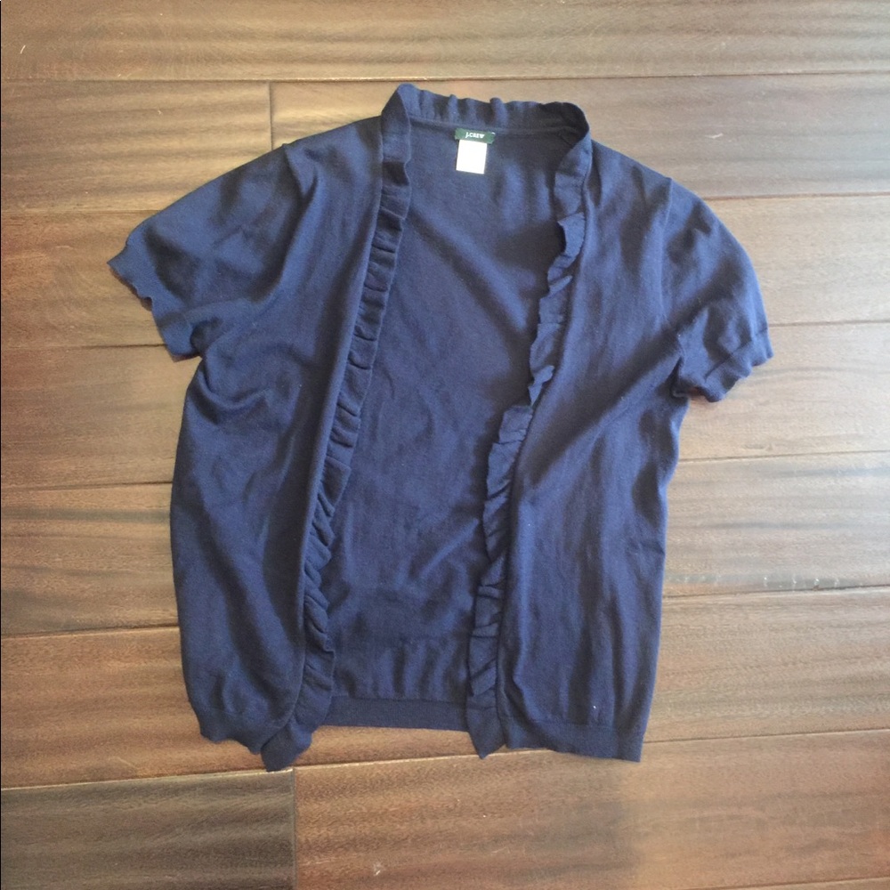 JCrew short sleeve cashmere sweater